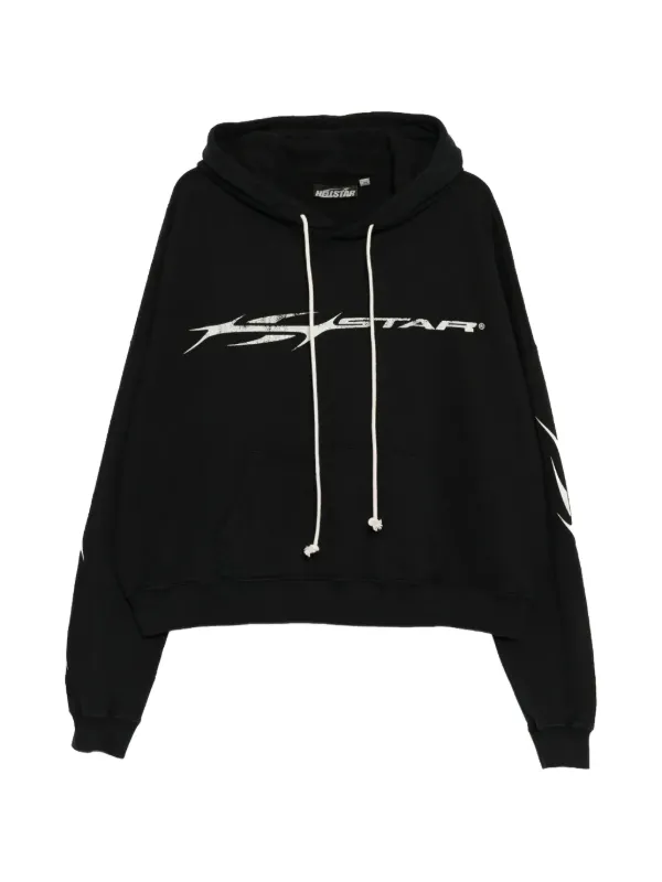 HELLSTAR Graphic Hoodie | Black | FARFETCH