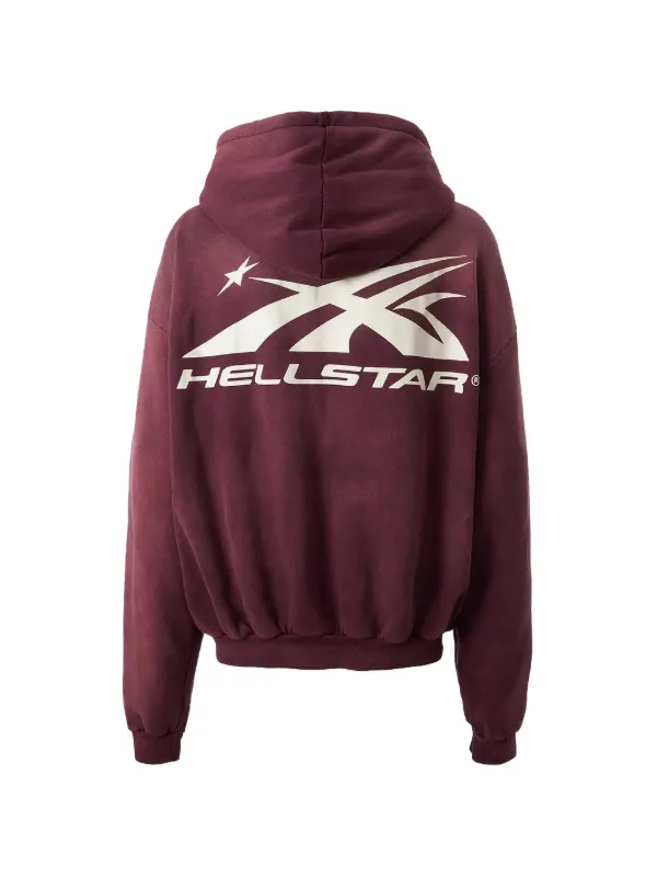 HELLSTAR zip-up Hoodie | Red | FARFETCH