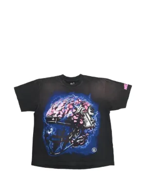 Travis Scott x Nike x FCB Washed Spray T-shirt | Black | FARFETCH