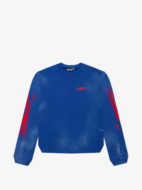 HELLSTAR logo crewneck sweatshirt