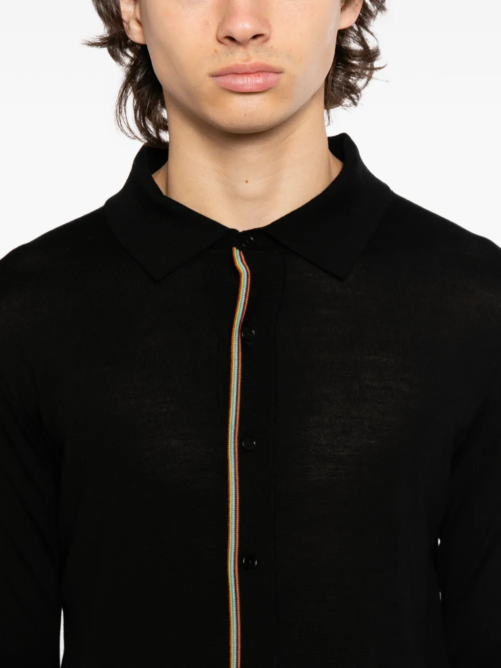 Paul Smith Gestreept vest Zwart