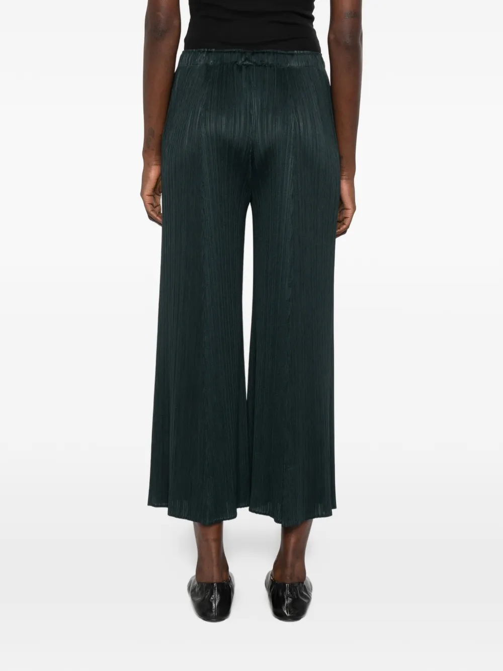 Pleats Please Issey Miyake Monthly Colors November geplooide broek Groen