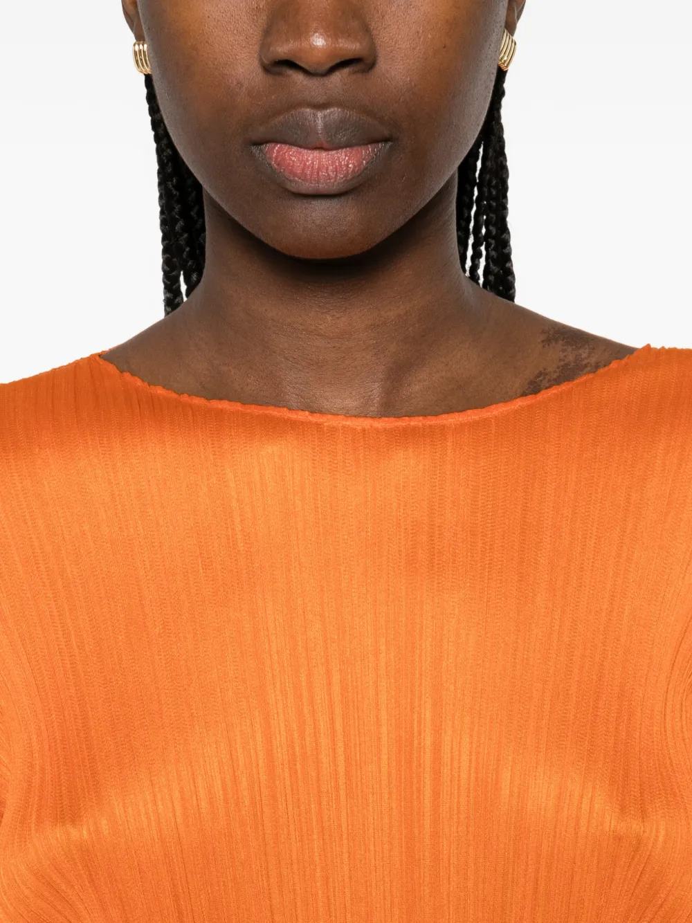 Monthly Colors December Pleated T-Shirt