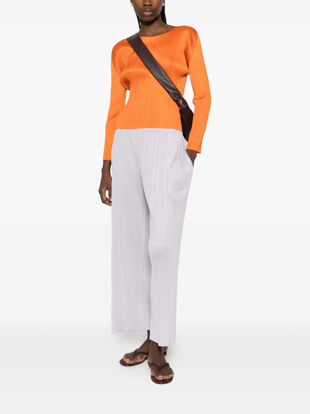 Monthly Colors December Pleated T-Shirt