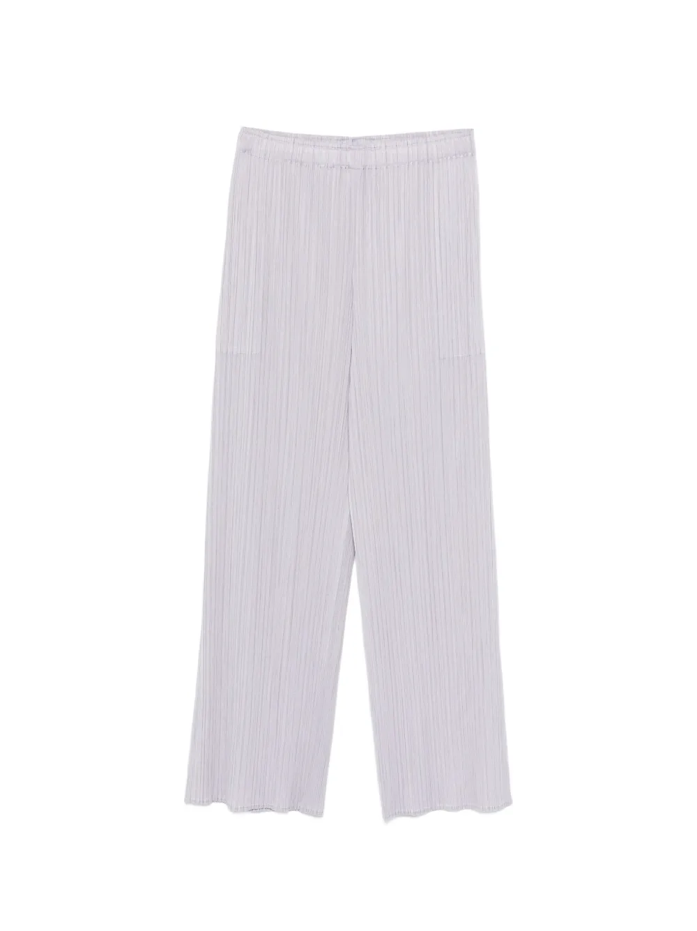 Pleats Please Issey Miyake Square pleated trousers - Viola