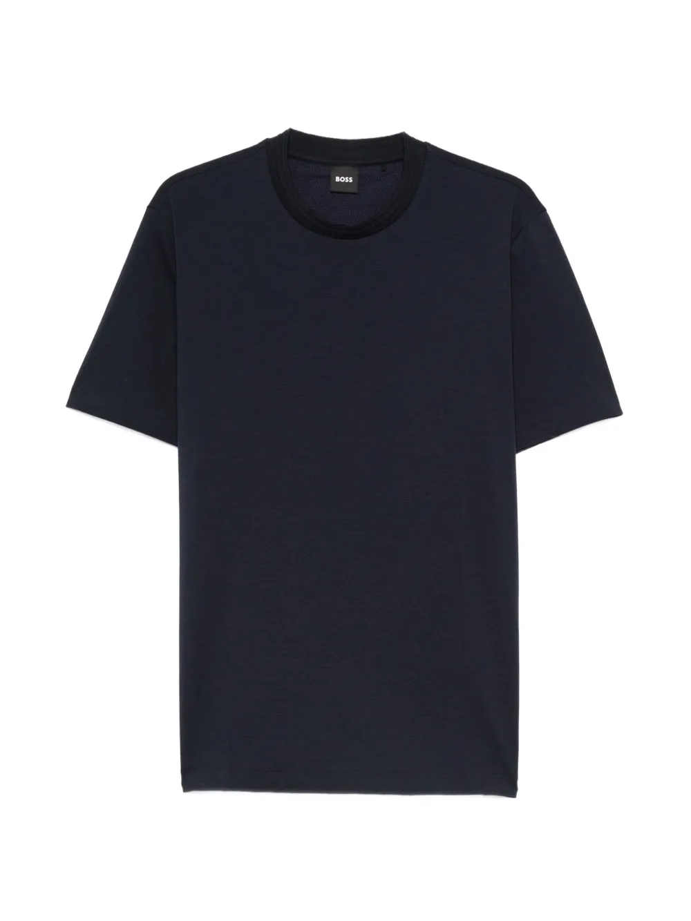 BOSS crew-neck T-shirt - Blu