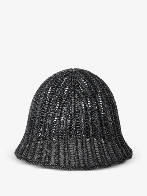 Brunello Cucinelli techno raffia bucket hat