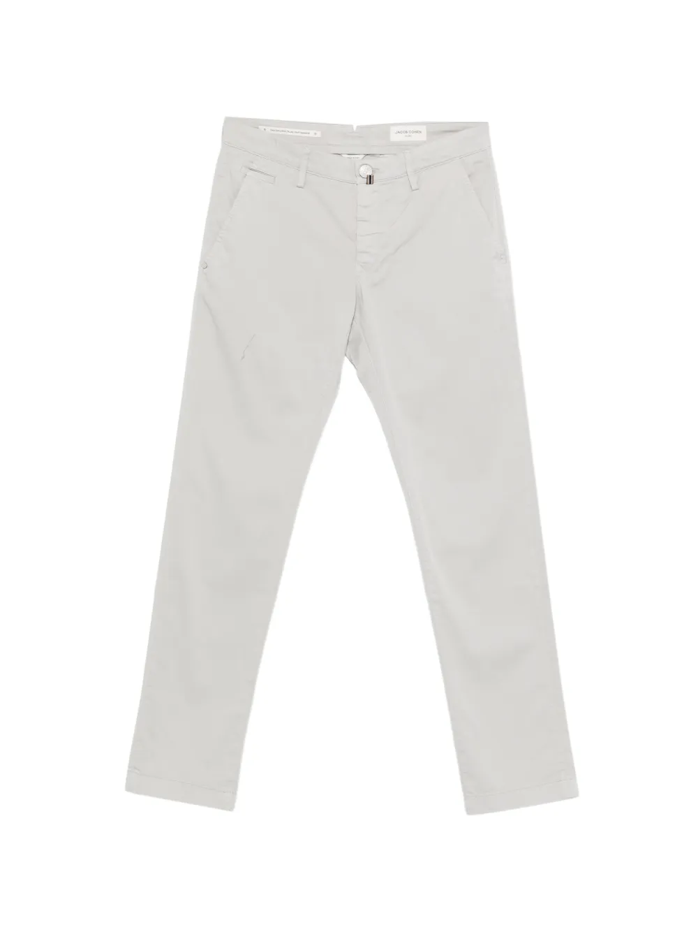 Jacob Cohën logo-patch trousers - Grigio