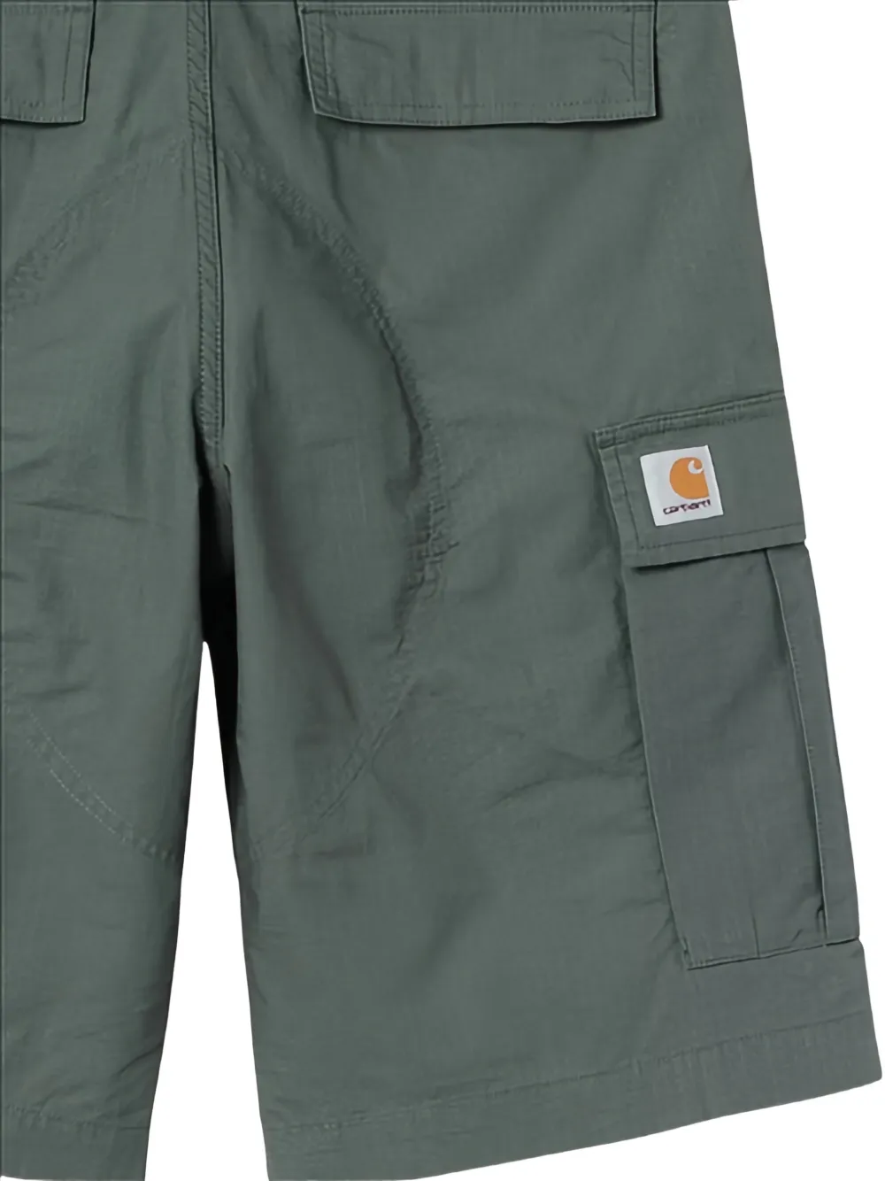 Carhartt WIP Cargo shorts met logopatch Groen
