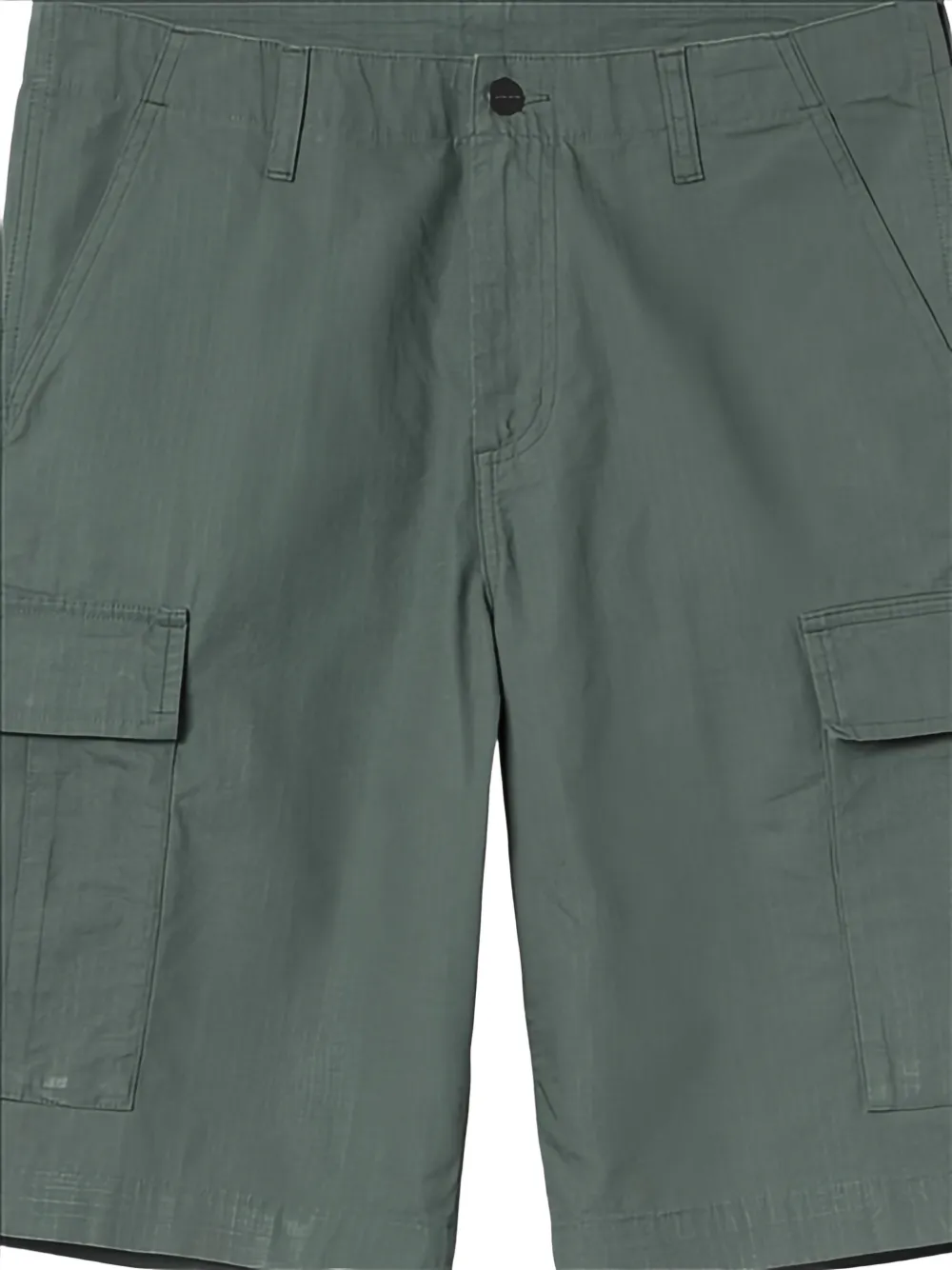Carhartt WIP Cargo shorts met logopatch Groen