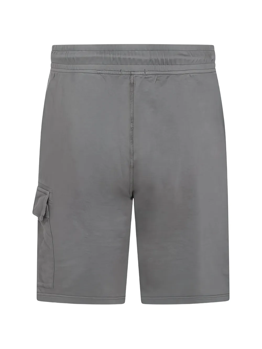 C.P. Company Fleece Lens cargo trainingsshorts Grijs