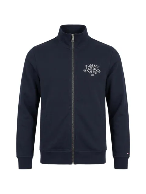 Tommy Hilfiger logo-print zip-up sweater