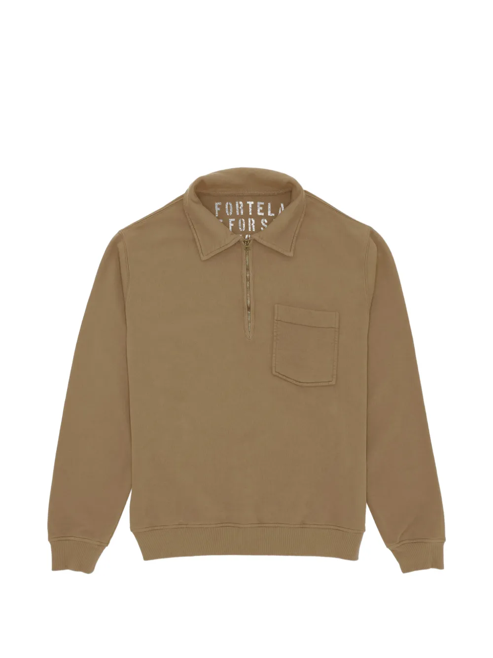 Fortela Yale zip polo shirt - Toni neutri