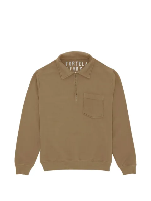 Fortela Yale zip polo shirt