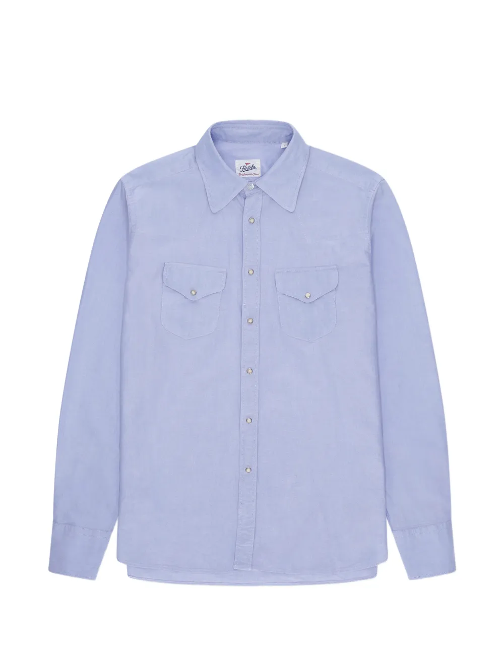 Fortela flap-pocket shirt - Blu