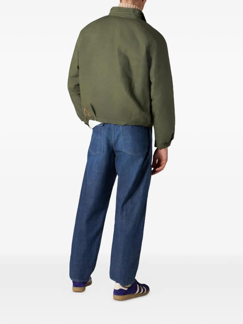  Fortela Carol Waxed Zip-up Jacket - Green 