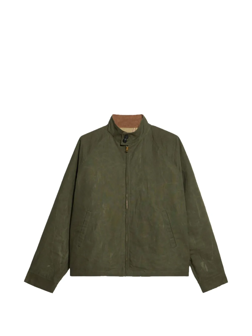 Fortela Carol waxed zip-up jacket - Verde