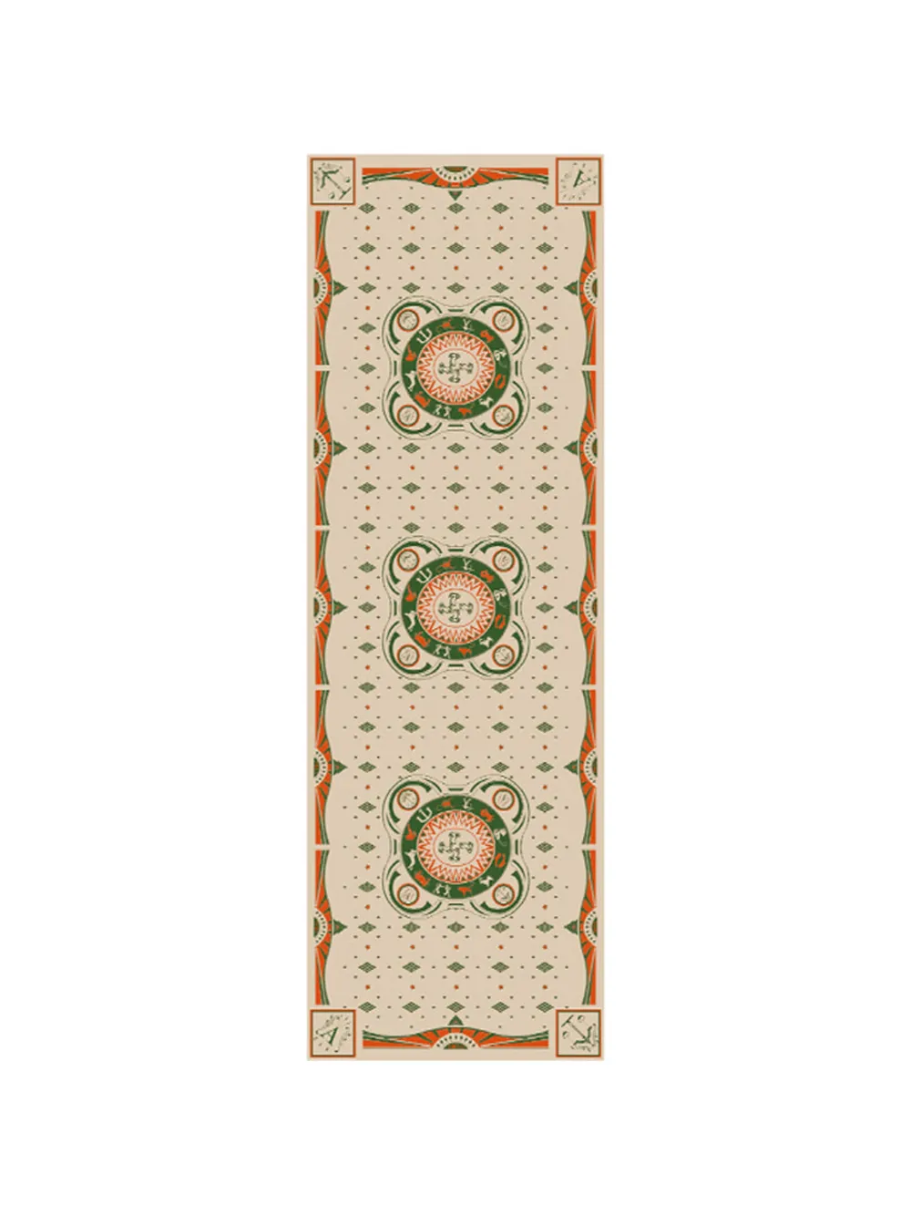 Fortela zodiac-print scarf - Toni neutri