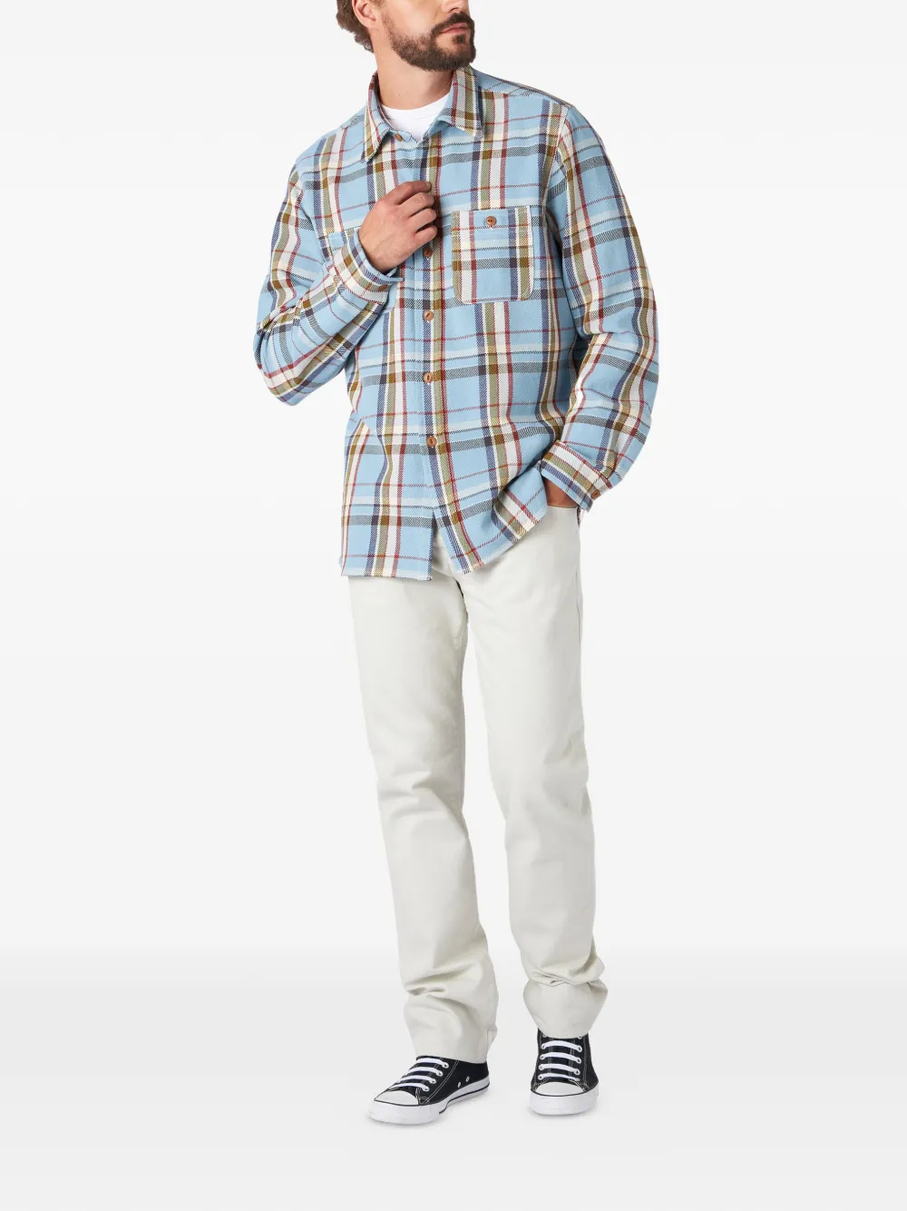 Fortela Work チェック ポケット シャツ | Image 2