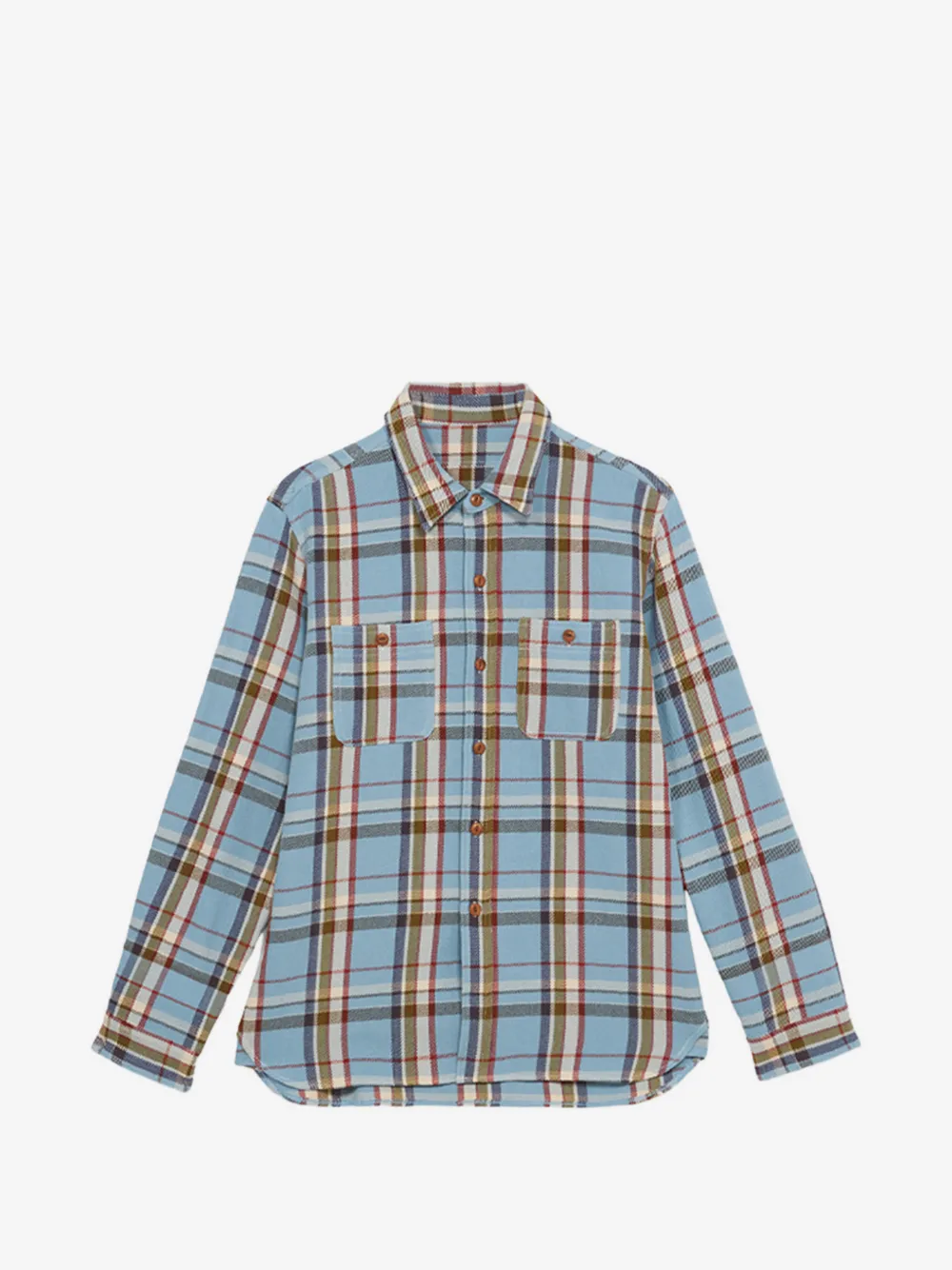 Fortela Work checked pocket shirt | Blue | Image 1