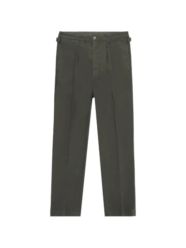 Fortela Oklahoma Pleated Trousers in Green