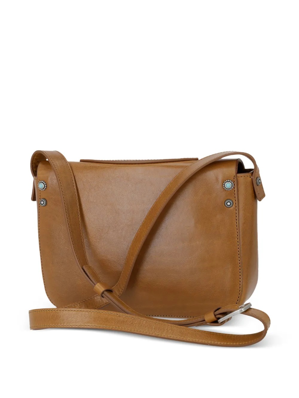  Fortela Kaya Leather Shoulder Bag - Brown 