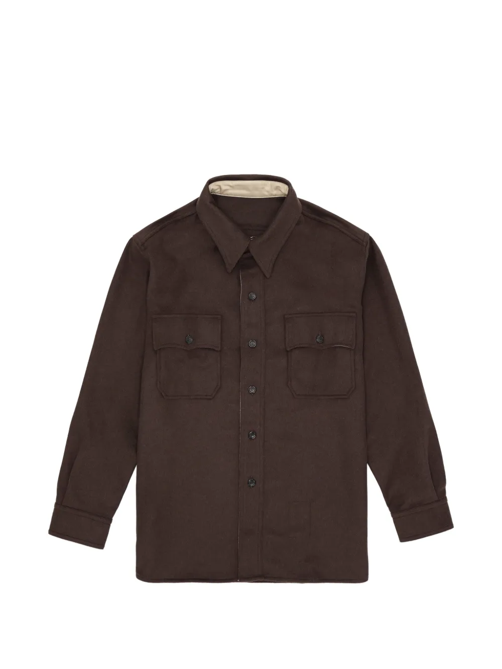 Fortela Cpo2.0 chest-pockets shirt - Marrone