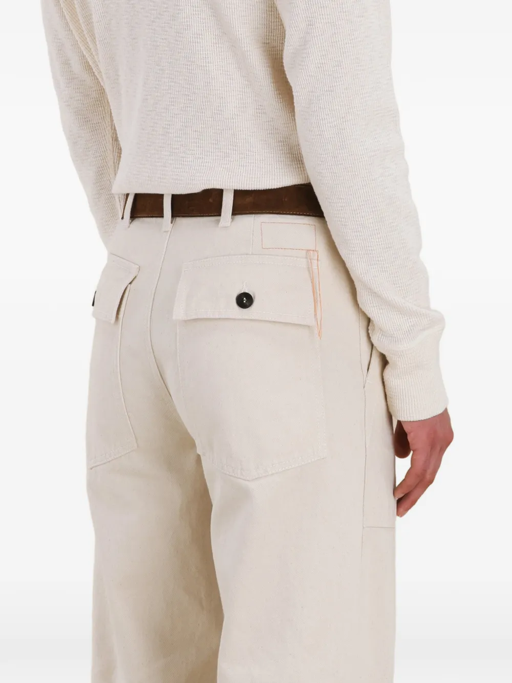 Fortela Newfatigue Japan katoenen broek Beige