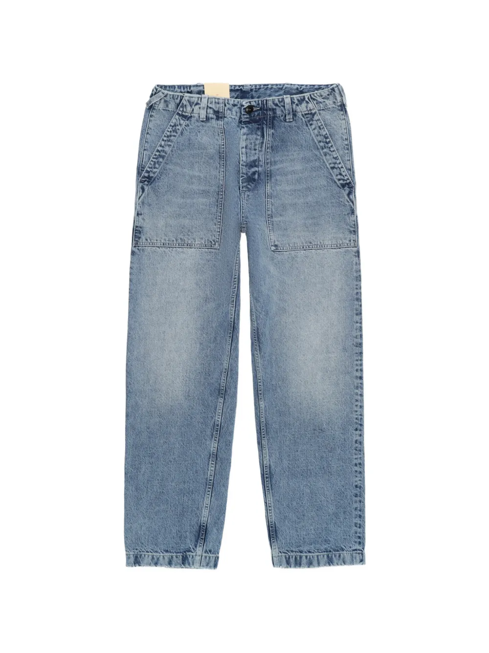 Fortela Newfatigue bleach-wash jeans - Blu