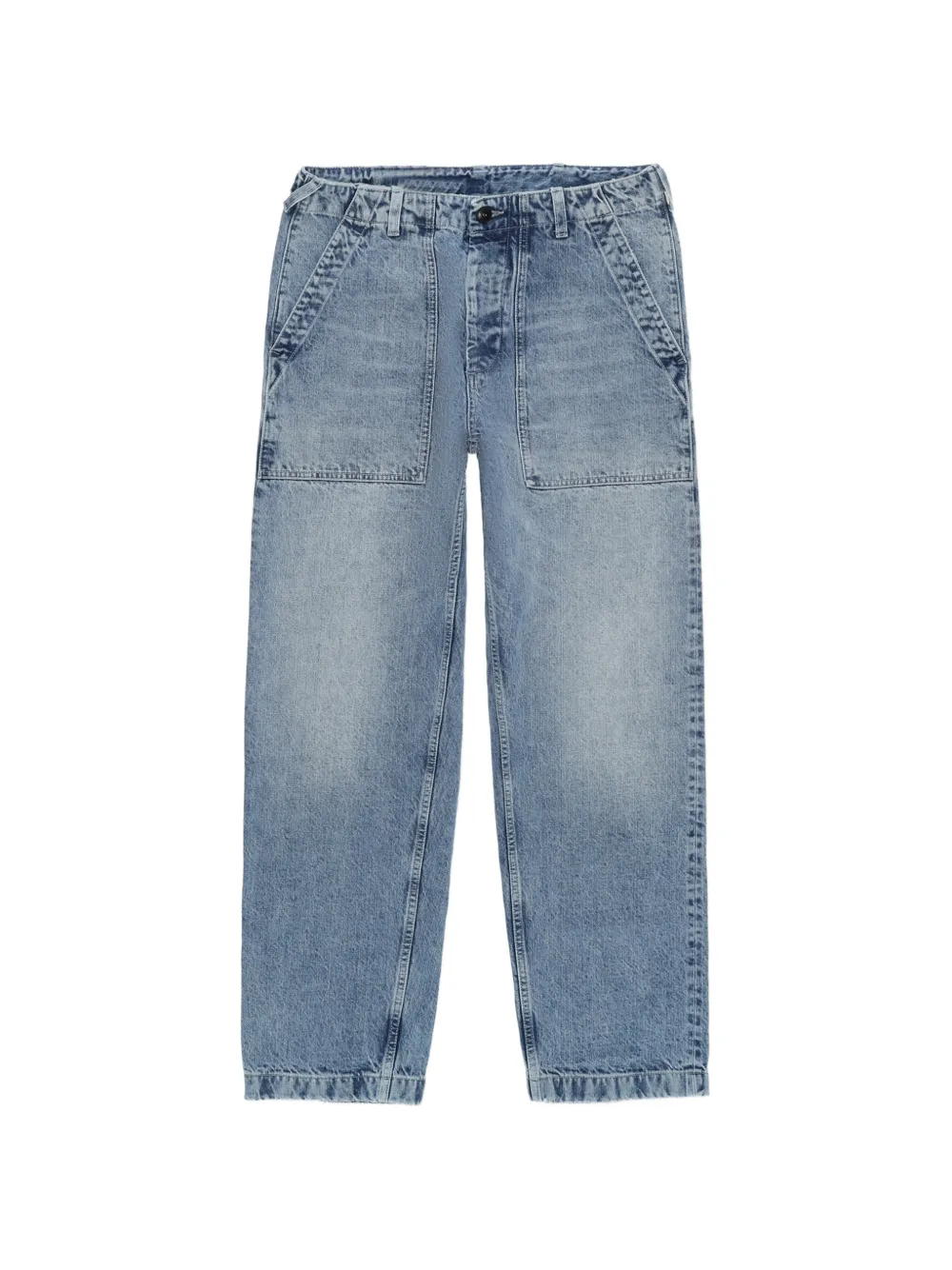 Fortela Newfatigue bleach-wash jeans - Blu