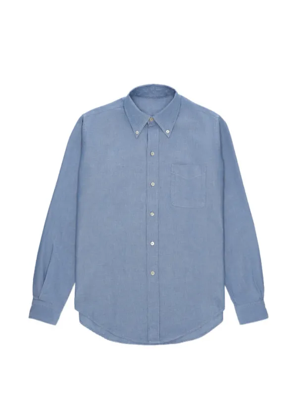 Fortela King Chest-pocket Shirt in Blue