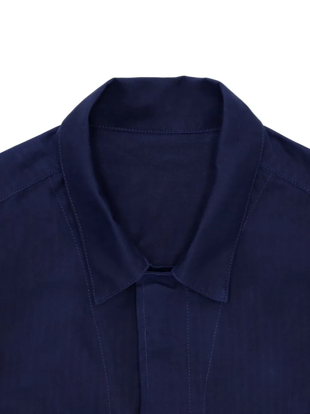 Fortela Mark Patch-pocket Shirt in Blue, view 5