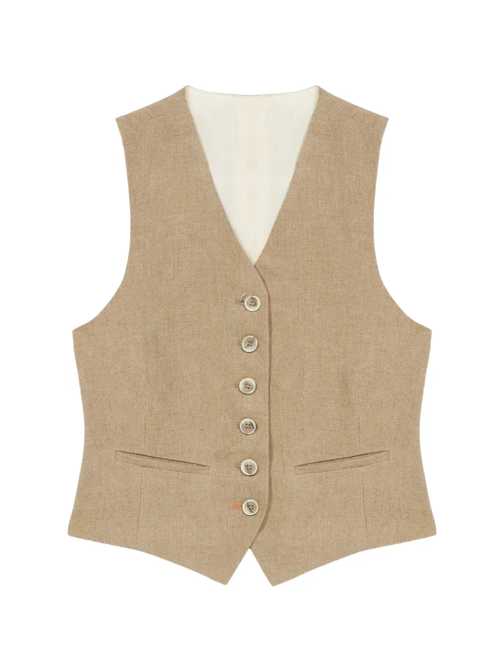 Fortela Demi button welt-pocket waistcoat - Toni neutri