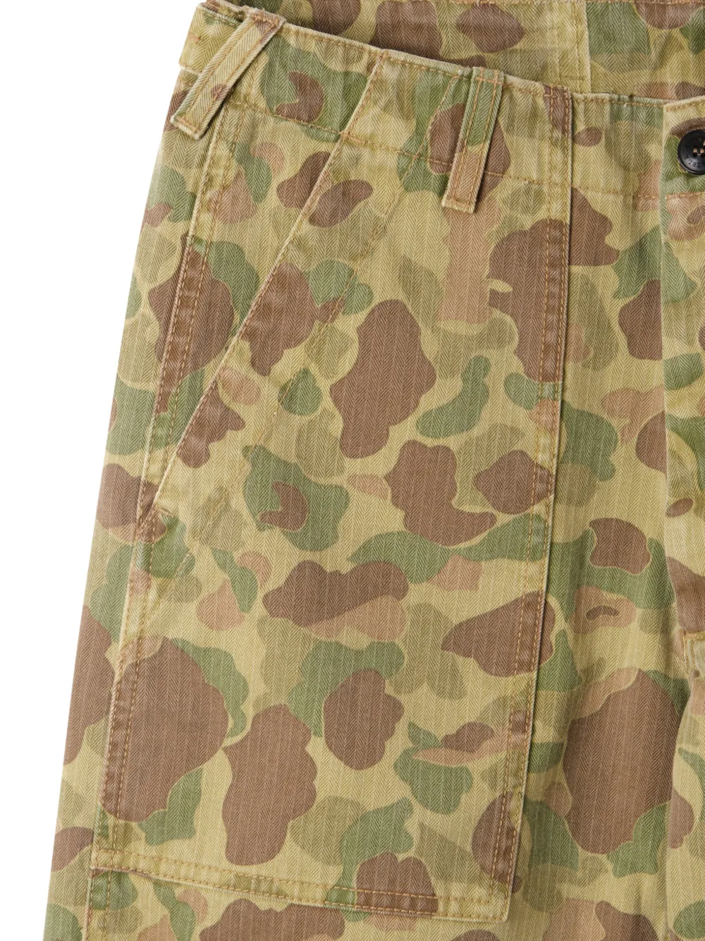  Fortela Newfatigue Patch-pocket Trousers - Green 