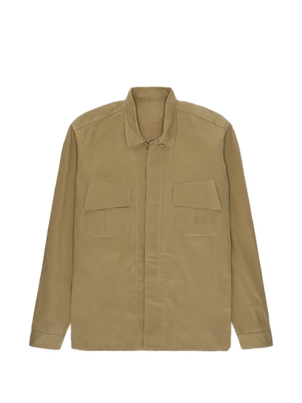 Fortela Mark pocket overshirt - Toni neutri