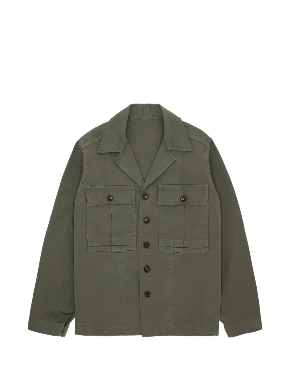Fortela Solomont cotton overshirt - Verde