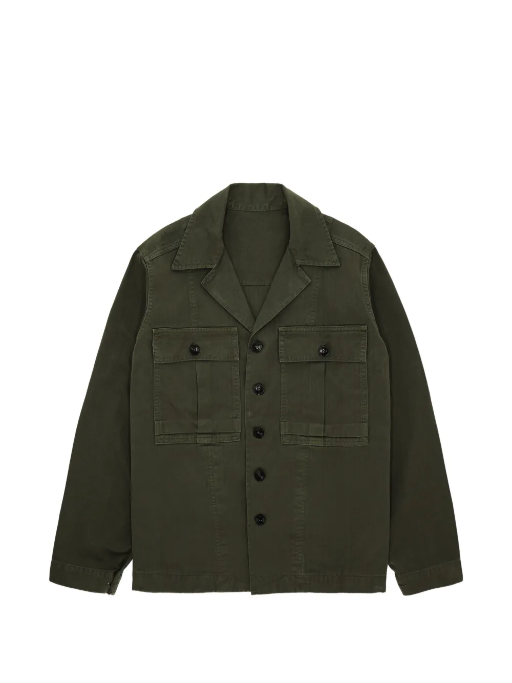 Fortela Solomont cotton overshirt - Verde
