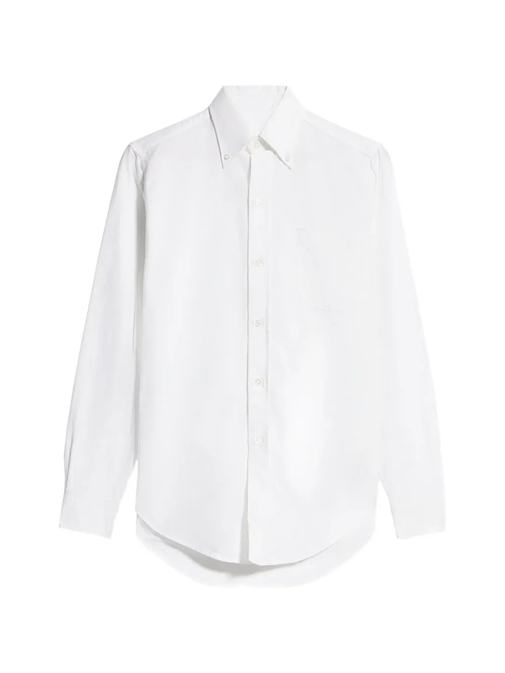 Fortela King button-down pocket shirt - Bianco
