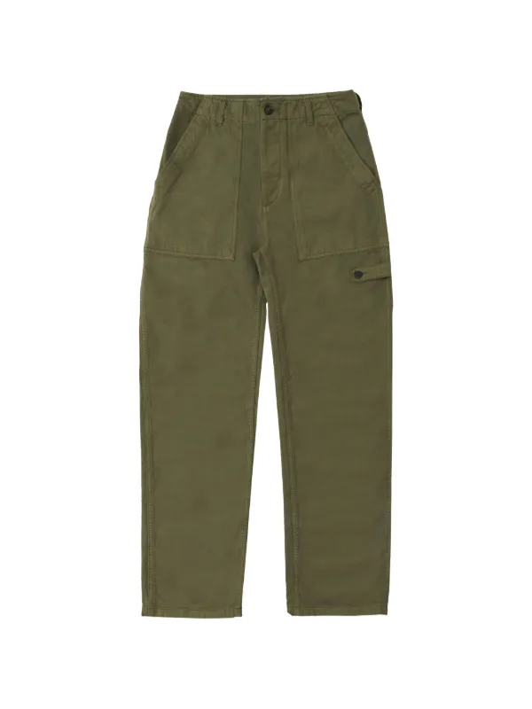 Fortela Patch-pocket Trousers in Green