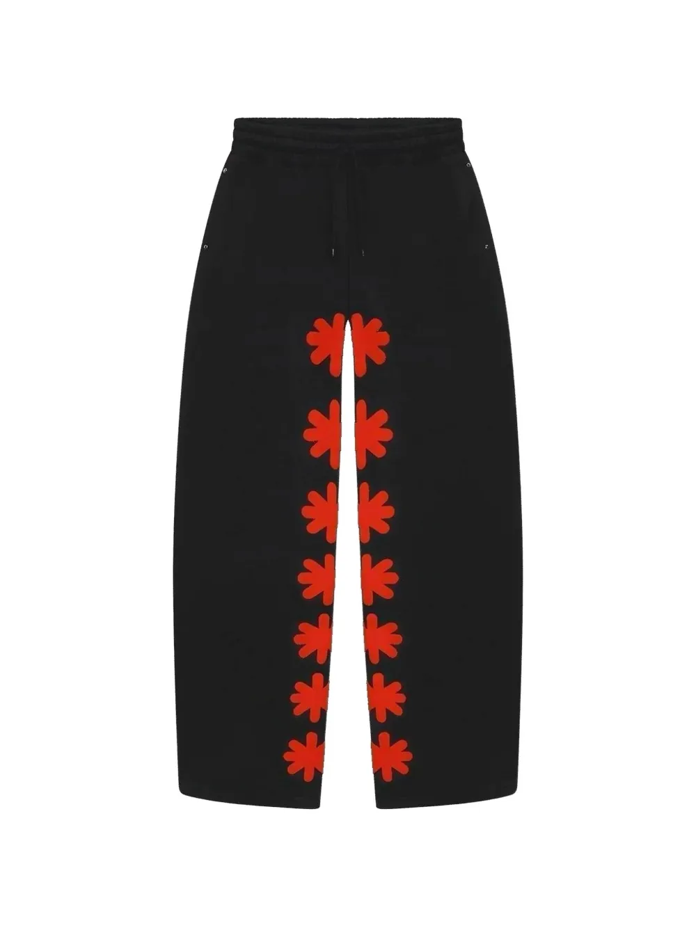 LOSTSHDWS logo floral trousers - Nero