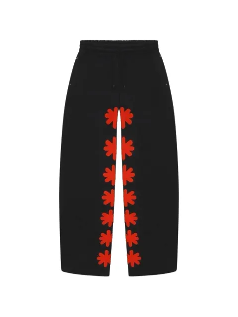 LOSTSHDWS logo floral trousers