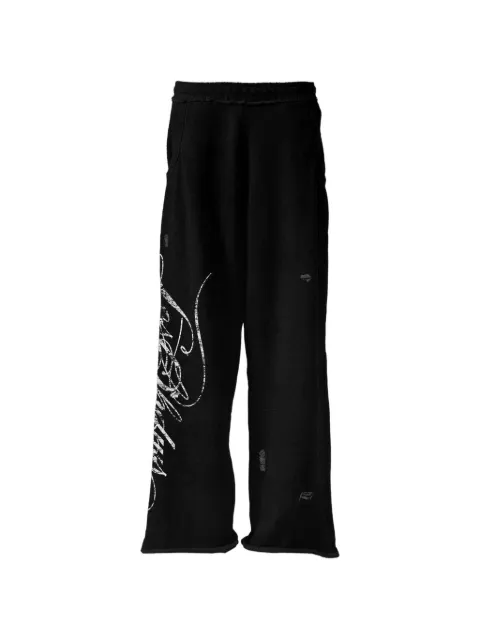 LOSTSHDWS distressed track pants