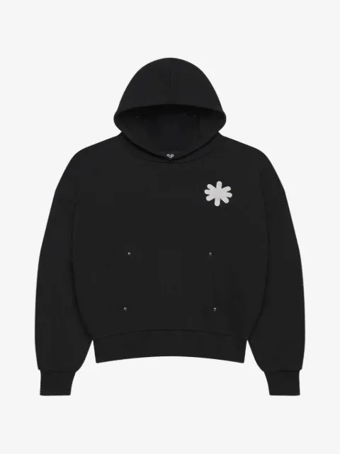 LOSTSHDWS flower-motif hoodie