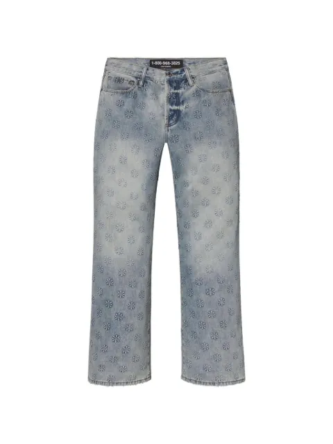 LOSTSHDWS jeans con logo en relieve