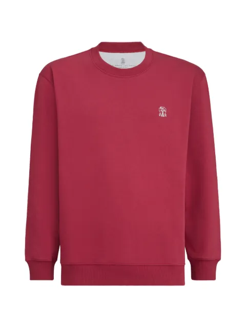 Brunello Cucinelli Felpa con stampa logo