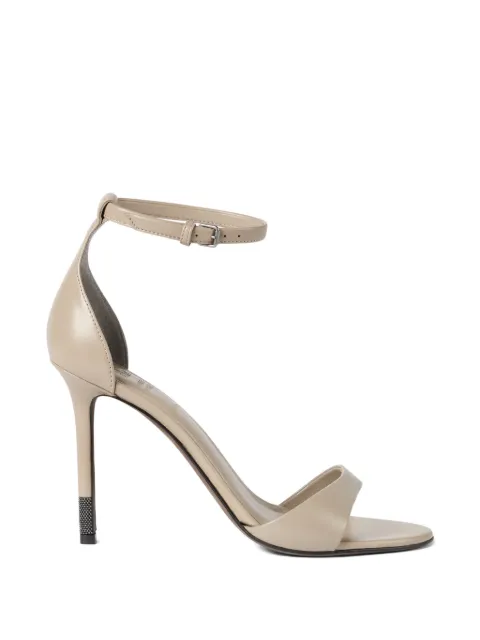 Brunello Cucinelli zapatillas con piel de napa