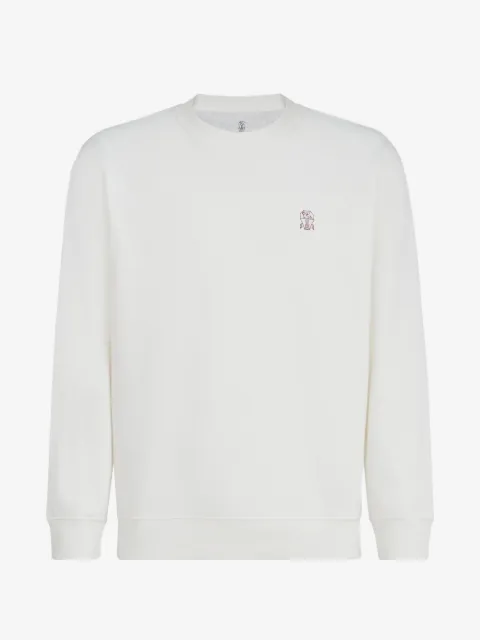 Brunello Cucinelli logo-print sweatshirt