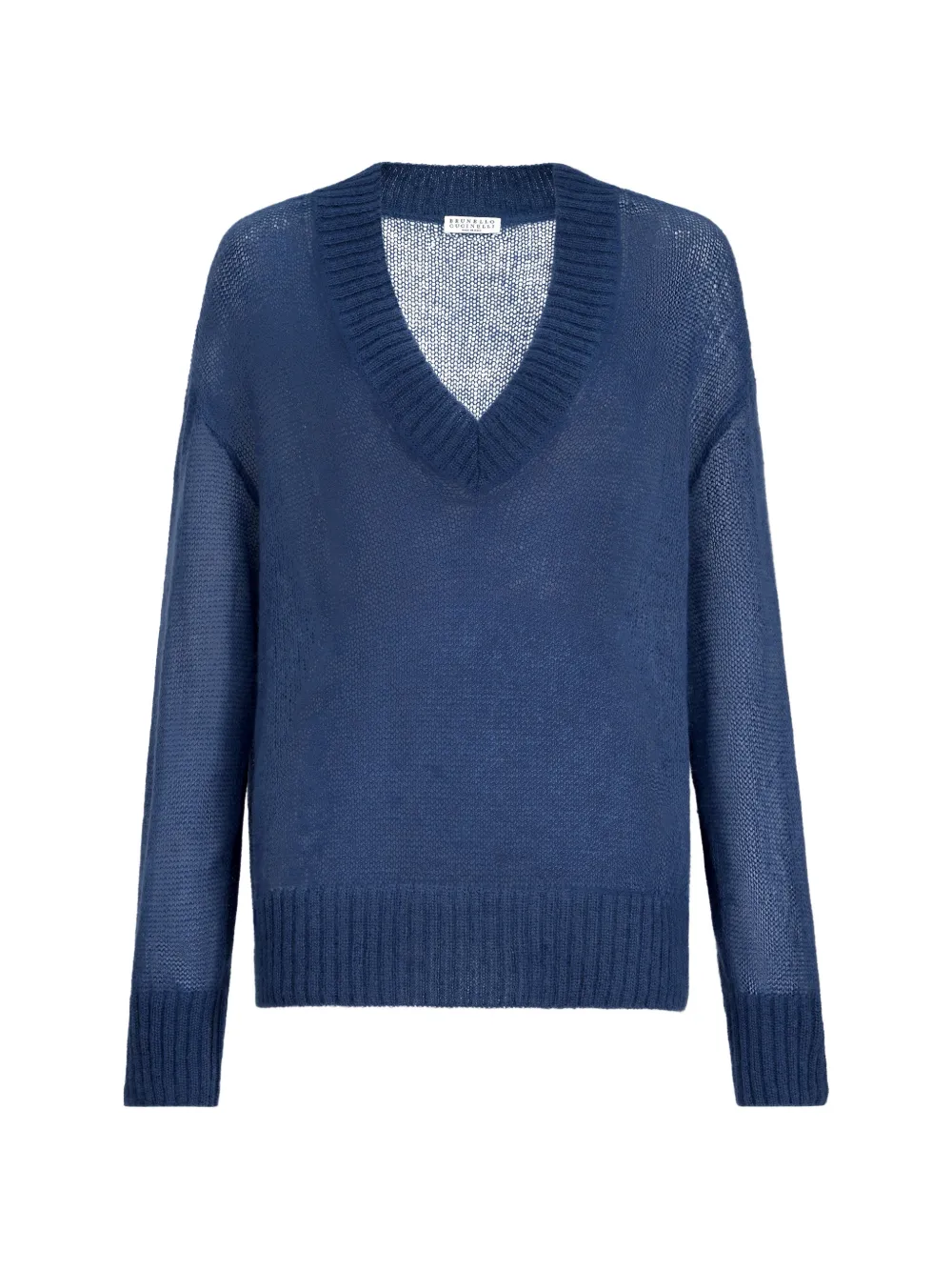 Brunello Cucinelli V-neck sweater - Blu