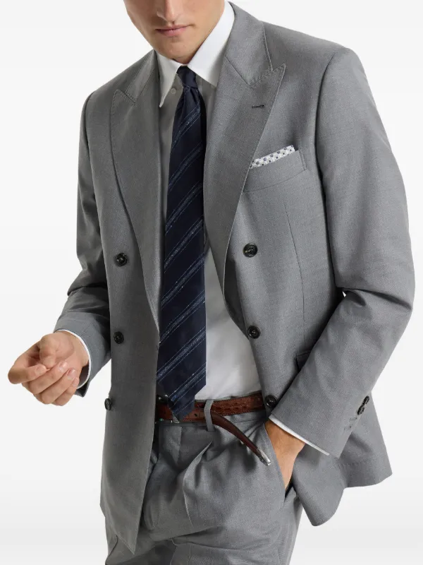 Brunello Cucinelli virgin-wool And Silk Lightweight Hopsack one