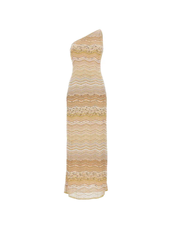 missoni knit maxi dress Missoni Summer Knit Colorful Herringbone Print Open Beck Maxi Dress roschic